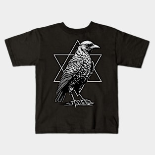 Raven Art Kids T-Shirt